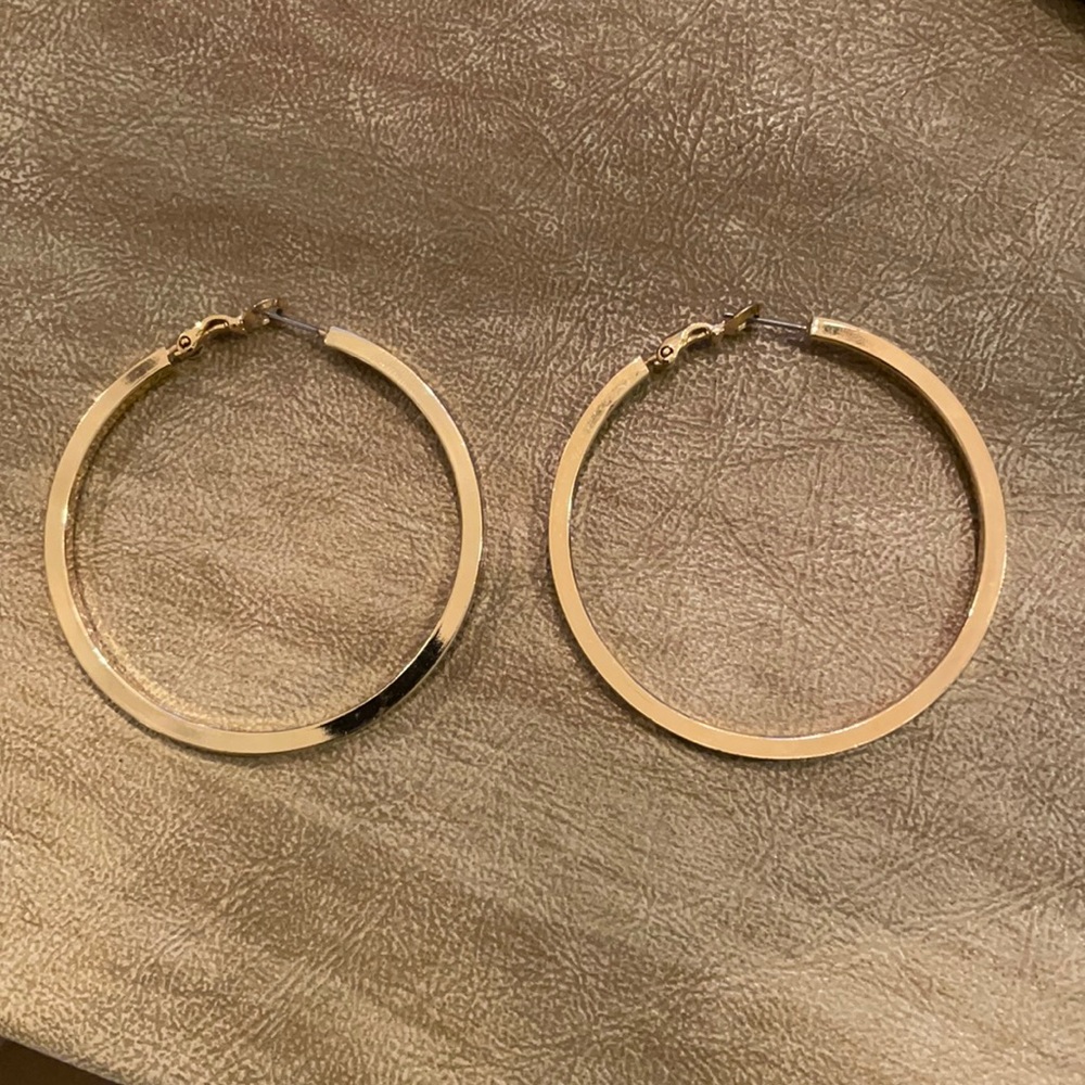 Gold Hoop Earrings